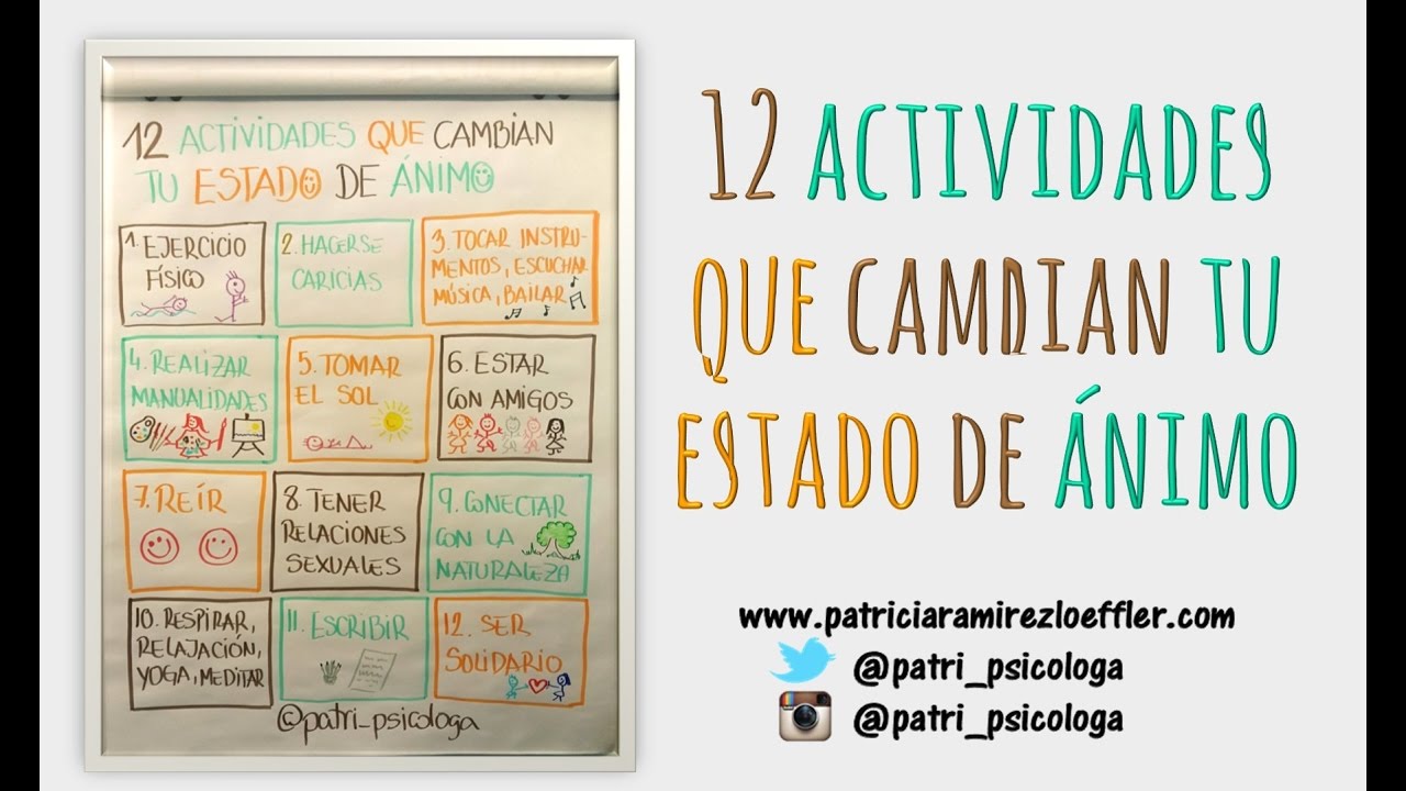 como mejorar el estado de ánimo en 12 minutos