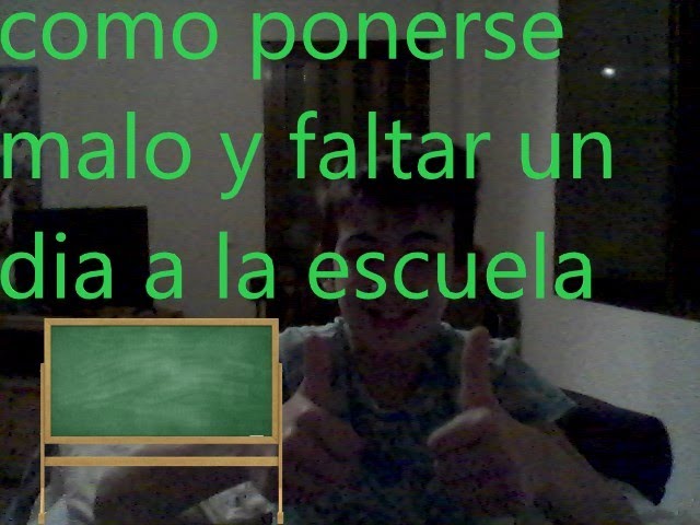 como ponerse mala para no ir al cole