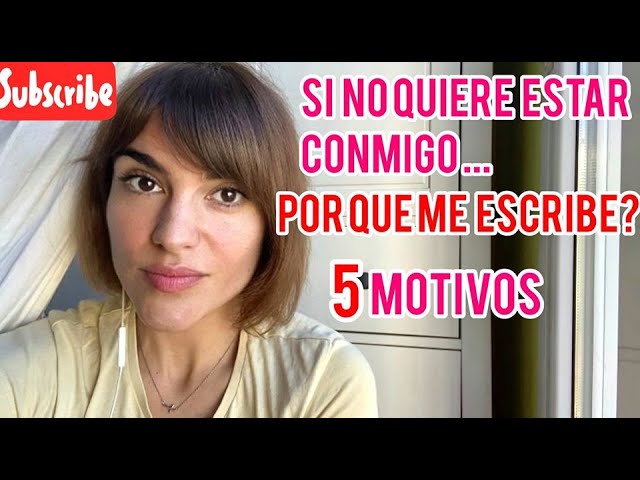 porque me escribe si no le intereso
