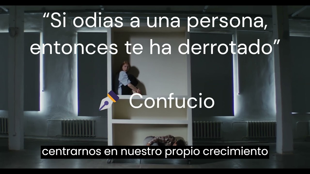 si odias a una persona entonces te ha derrotado