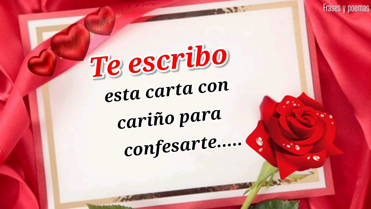 carta para mi pareja de amor