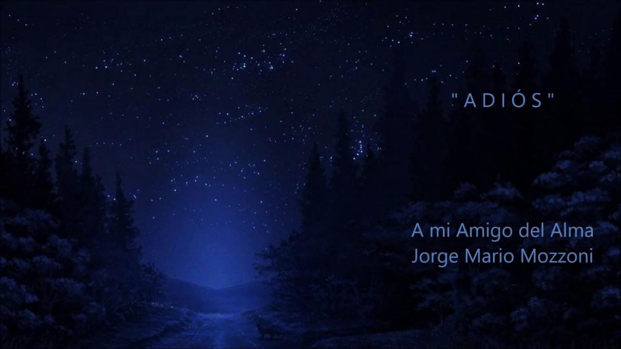 poema de despedida a un amigo