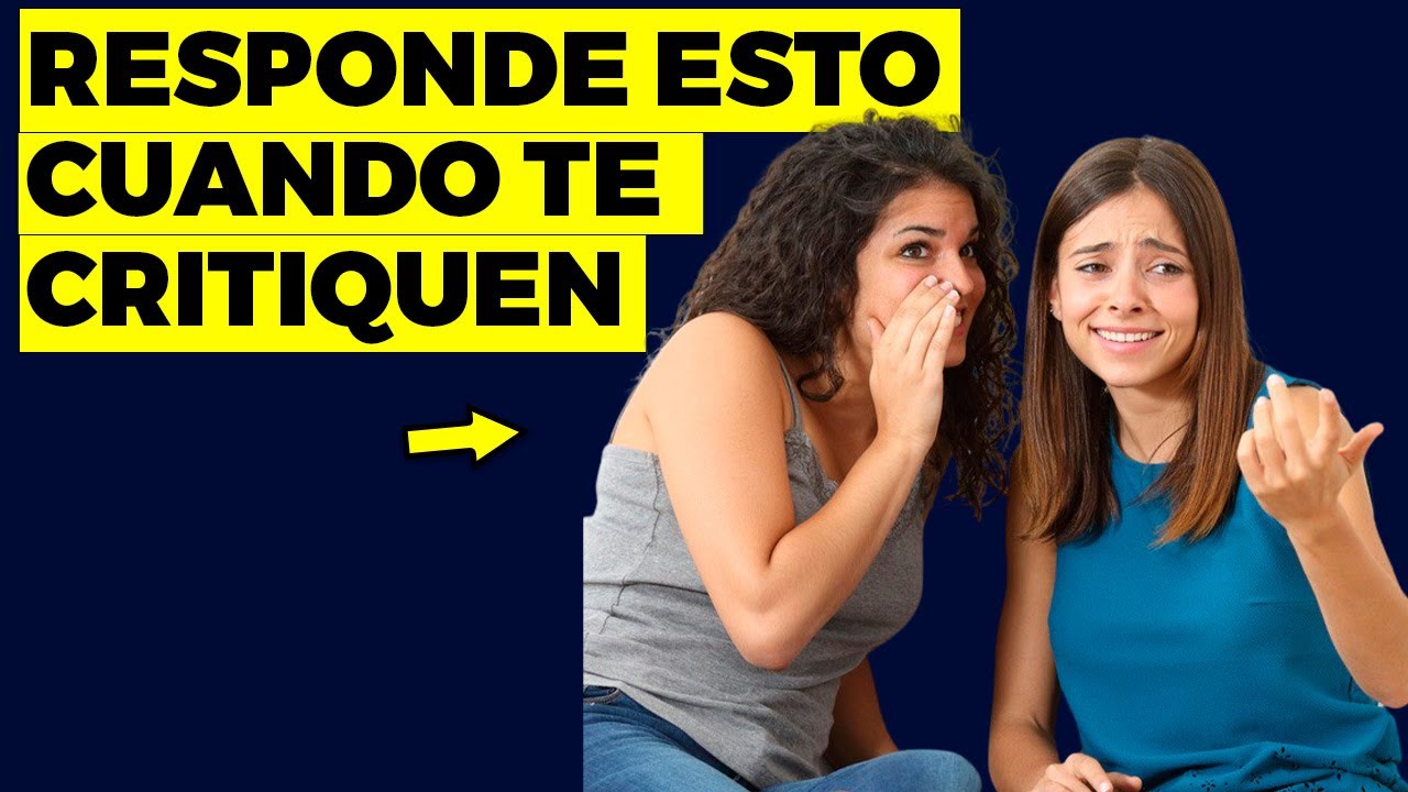 frases para responder a las críticas